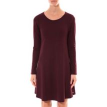 Robe Coquelicot Robe Col Rond Bordeaux 16202