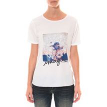 T-shirt Coquelicot Tee shirt Blanc 16426