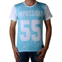 T-shirt Celebry Tees Crack Bleu
