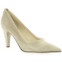 Chaussures escarpins Elizabeth Stuart Escarpins cuir velours sable