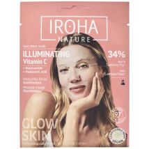 Soins ciblés Iroha Nature Masque Tissulaire Éclaircissant Vitamine C + Ha
