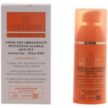 Protections solaires Collistar Crema Rostro Bronceadora Protección Global Antiedad Spf30