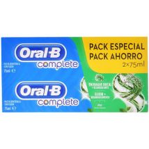 Produits bains Oral-B Complete Plus Dentífrico Protege Limpia Pack 2 X