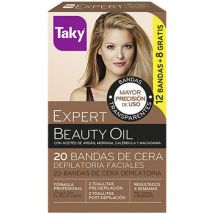 Accessoires corps Taky Bandes De Cire Épilatoire Pour Le Visage Aux Huiles Naturelles
