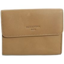 Portefeuille Hexagona Porte-monnaie en cuir ref_xga43163 Beige