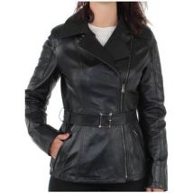 Blouson Pallas Cuir Blouson sélection Hande en cuir ref_35756 Noir