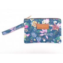 Pochette Christian Lacroix Trousse Lidia 3 Navy Acid Flowers