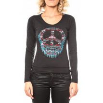 T-shirt Sweet Company Tee shirt Peace Noir