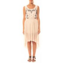 Robe De Fil En Aiguille Robe Victoria Karl GH0012 Rose poudre