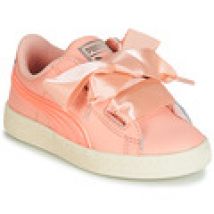 Scarpe bambini Puma  PS BASKET HEART JELLY.PEAC