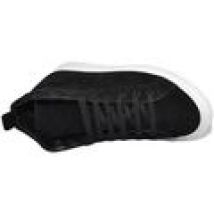 Sneakers alte Malu Shoes  Sneakers uomo alta in pelle scamosciata nera con fondo doppio a