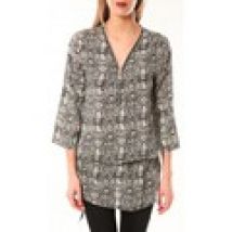 Vestiti De Fil En Aiguille  Robe Noémie   Co E1485-13 Noir/Blanc