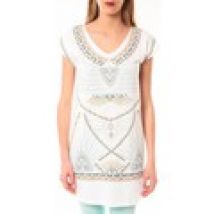 Vestiti Little Marcel  Robe E15WDRE0318 Riolo Blanc