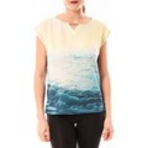 T-shirt Little Marcel  Tee-shirt Trisi E15FTSS0333 Bleu