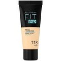 Fondotinta & primer Maybelline New York  Fit Me Matte+poreless Foundation 118-nude