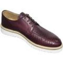 Scarpe Malu Shoes  Scarpe uomo stringate art 024538 crust bordeaux intreccio vera
