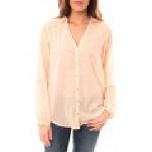 Camicia Palme  Chemise Courte Rose clair 50597