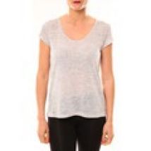 T-shirt Meisïe  T-Shirt 50-606SP15 Gris clair
