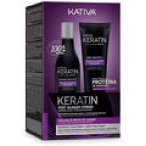 Maschere &Balsamo Kativa  Keratin Express Post Set Lisciante Brasiliano