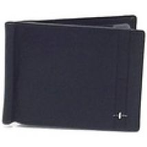 Portafoglio Roncato  portafoglio pelle uomo, fermasoldi con portamonete blu