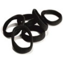 Accessori per capelli Inca  Gomme Acriliche nere 10 Pezzi