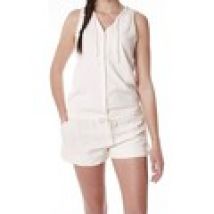 Tute / Jumpsuit Little Marcel  Combishort Cosbi E15WSHO0203 Blanc Ivoire