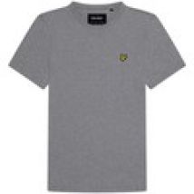 T-shirt & Polo Lyle & Scott  TS400VOG PLAIN-T28 MID GREY MARL