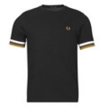 T-shirt Fred Perry  STRIPED CUFF PIQUE T-SHIRT