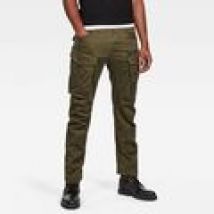 Pantaloni G-Star Raw  D02190-5216 ROVIC ZIP REGULAR TAPARED	-6059 DARK BRONZE GREEN