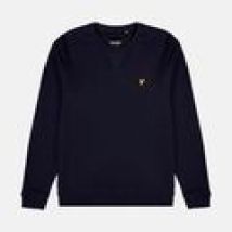 Felpa Lyle & Scott  ML1131V BRUSHED NECK CREW-Z27 DARK NAVY BRUSHED