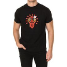 T-shirt Kukuxumusu  PEACE-BULB-BLACK