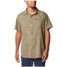 Camicia a maniche lunghe Columbia Sportswear  Utilizer Printed Woven Short Sleeve Verde