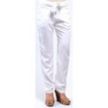 Pantaloni morbidi / Pantaloni alla zuava Sud Express  PANTALON PIROIR BLANC