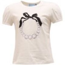T-shirt Lanvin  maglia  cotone con decoro kid
