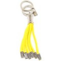 Portafoglio Save My Bag  portachiavi CHARM  POLIPO yellow keyring