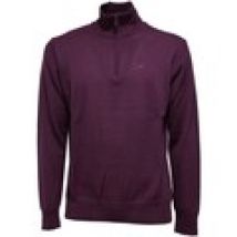 Maglione Beverly Hills Polo Club  cardigan  viole mix wool full zip sweater