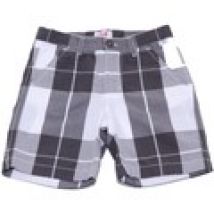 Pantaloni corti Il Gufo  cotton checked grey shorts kid