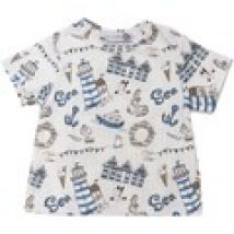 T-shirt Monnalisa  maglia  HITCH-HIKER e cotton kids