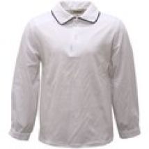 Polo maniche lunghe Paio Crippa  polo  cotton white/blue polo kids