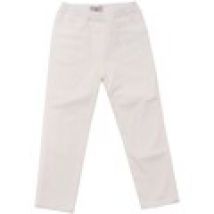 Pantalone Chino Monnalisa  pantalone  off white cotton trousers kids