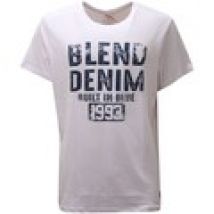 T-shirt Blend Of America  maglia  white printed cotton
