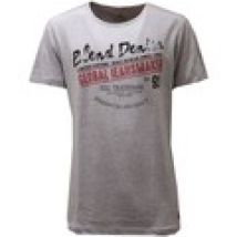 T-shirt & Polo Blend Of America  maglia  grey printed cotton
