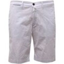 Pantaloni corti Four.ten  bermuda  OFFICINA white cotton short