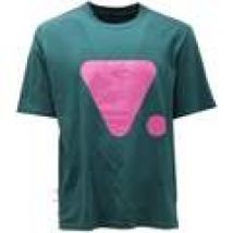 T-shirt & Polo Valvola  maglia  green/fucsia cotton print