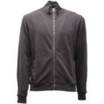 Felpa Fred Mello  felpa F MELLO grey gart dyed full zip sweatshirt