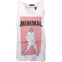 Maglietta intima Minimal  maglia  canotta //nero t-shirt sleeveless