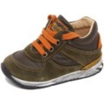 Scarpe bambini Falcotto  baby green suede/tissue vintage shoe