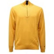 Maglione Mqj  maglione  yellow/grey wool blend half zip sweater