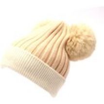 Berretto Nobrand  cuffia  off white/light cashmere blend beanie wo
