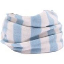 Sciarpa Nobrand  scaldacollo  wo stripes wool light blue/off white